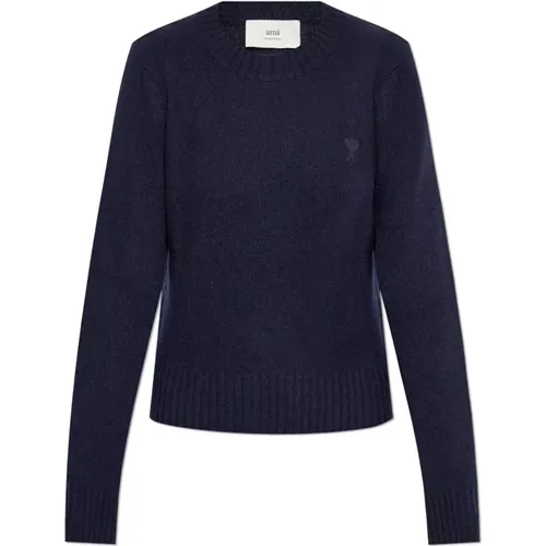 Knitwear > Cashmere Knitwear - - Ami Paris - Modalova