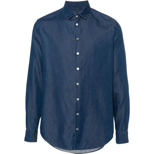 Shirts > Denim Shirts - - Giorgio Armani - Modalova