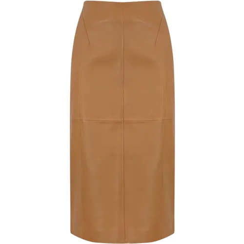 Skirts > Leather Skirts - - Max Mara Studio - Modalova