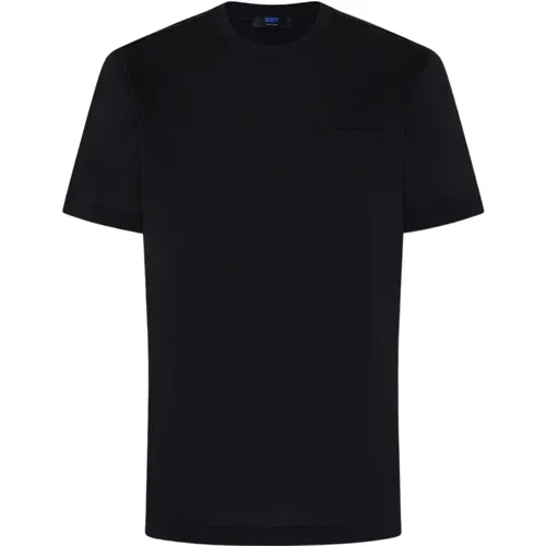 Kiton - Tops > T-Shirts - Black - Kiton - Modalova