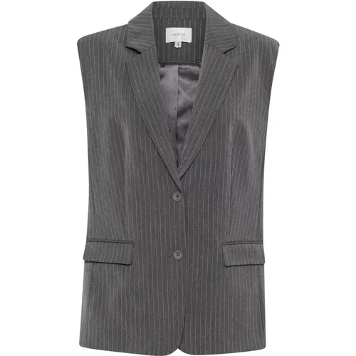 Gestuz - Jackets > Vests - Gray - Gestuz - Modalova