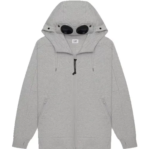 Zip Through Goggle Hoodie - C.P. Company - Modalova