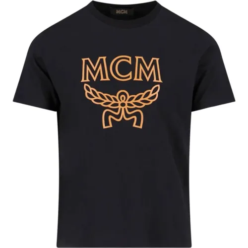 MCM - Tops > T-Shirts - Black - MCM - Modalova