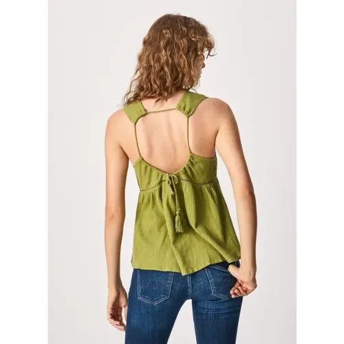 Tops > Sleeveless Tops - - Pepe Jeans - Modalova