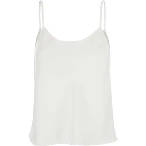 Tops > Sleeveless Tops - - Plain Units - Modalova