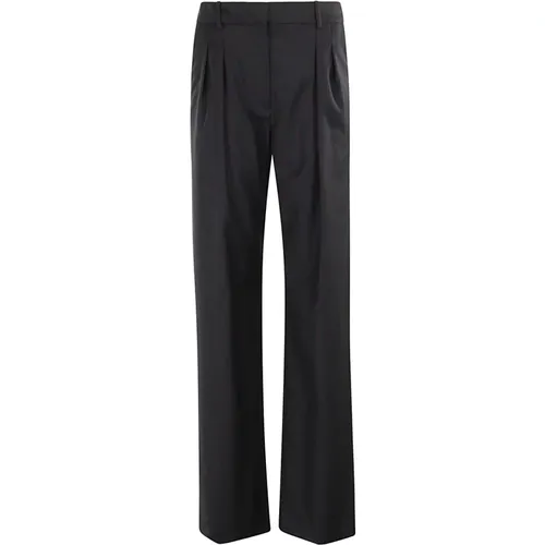 Trousers > Wide Trousers - - Loulou Studio - Modalova