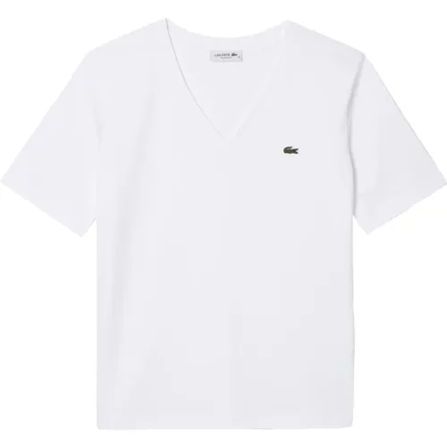 Lacoste - Tops > T-Shirts - White - Lacoste - Modalova