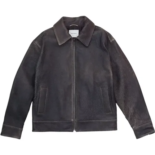 Jackets > Leather Jackets - - Wood Wood - Modalova