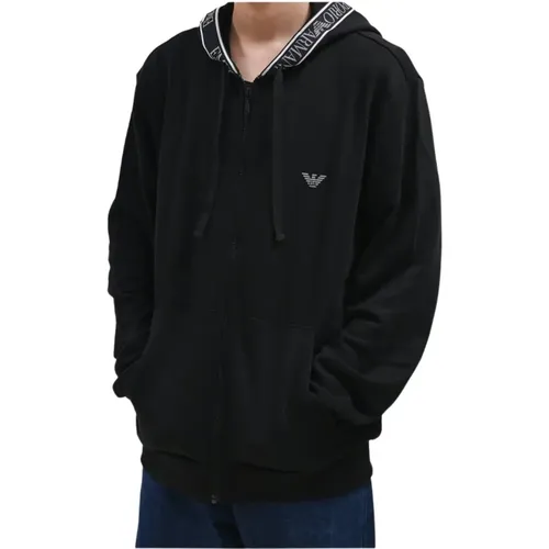 Sweatshirts & Hoodies > Zip-throughs - - Emporio Armani - Modalova