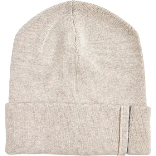 Accessories > Hats > Beanies - - BRUNELLO CUCINELLI - Modalova