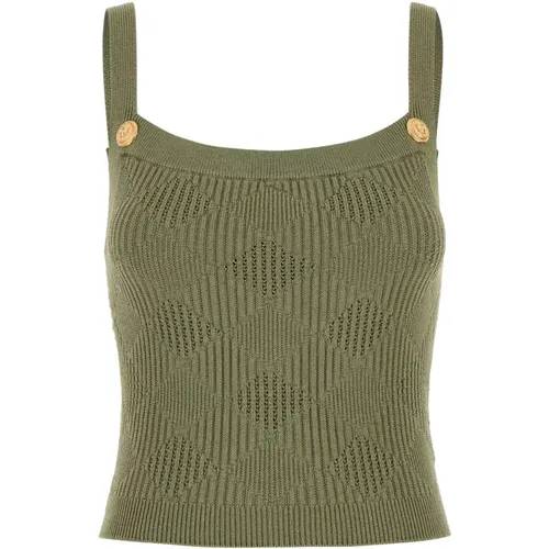 Tops > Sleeveless Tops - - Balmain - Modalova