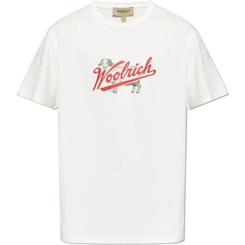 Tops > T-Shirts - - Woolrich - Modalova