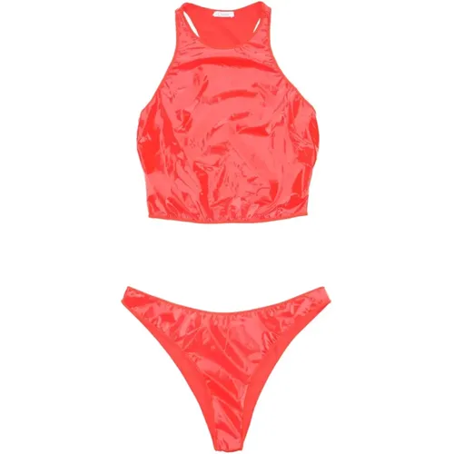 Oseree - Swimwear > Bikinis - Red - Oseree - Modalova