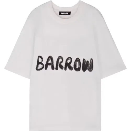 Barrow - Tops > T-Shirts - Gray - Barrow - Modalova