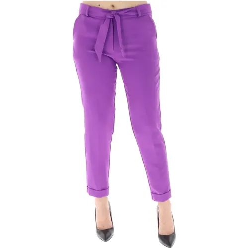 Trousers > Slim-fit Trousers - - Sol Wears Women - Modalova