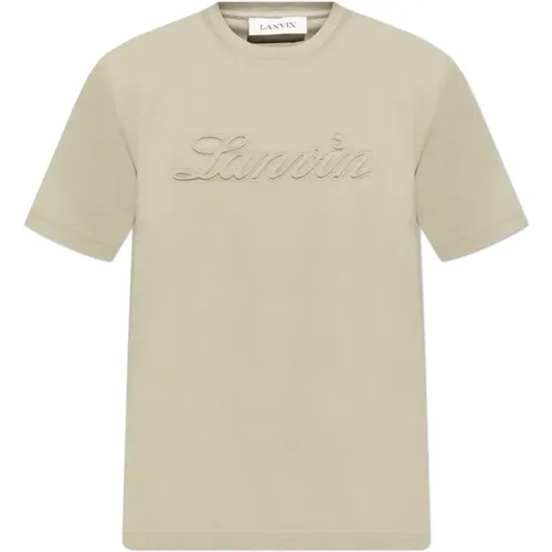 Lanvin - Tops > T-Shirts - Green - Lanvin - Modalova