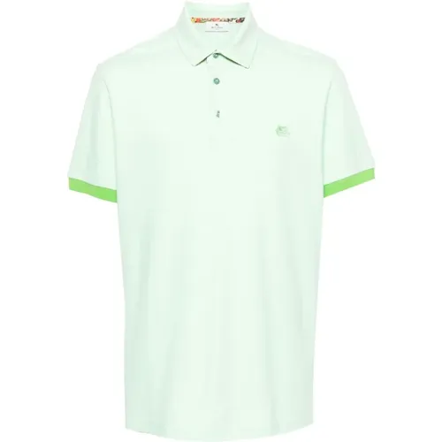 Etro - Tops > Polo Shirts - Green - ETRO - Modalova