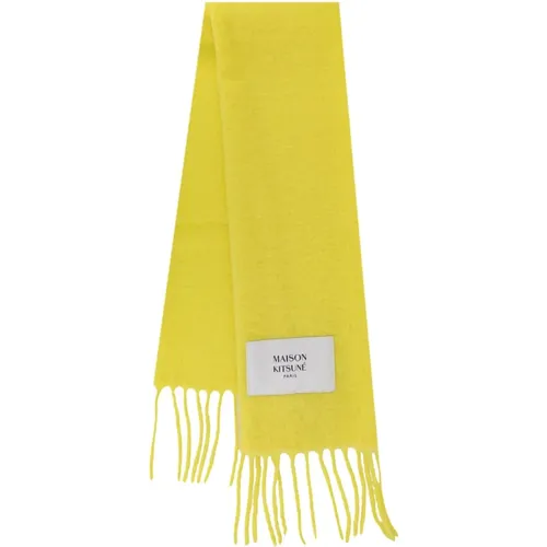 Accessories > Scarves > Winter Scarves - - Maison Kitsuné - Modalova