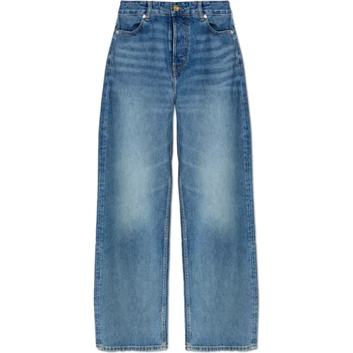 Jeans > Straight Jeans - - Ganni - Modalova