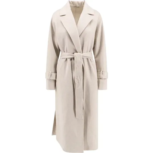 Coats > Belted Coats - - BRUNELLO CUCINELLI - Modalova