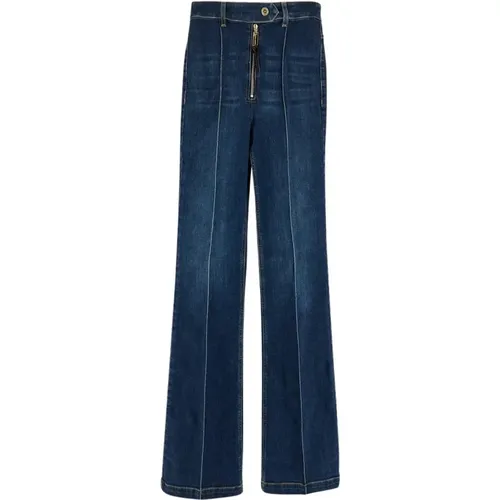 Jeans > Wide Jeans - - Elisabetta Franchi - Modalova