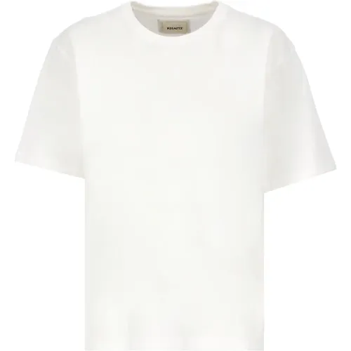 Khaite - Tops > T-Shirts - White - Khaite - Modalova