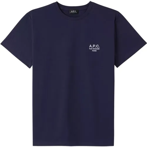 A.p.c. - Tops > T-Shirts - Blue - A.p.c. - Modalova