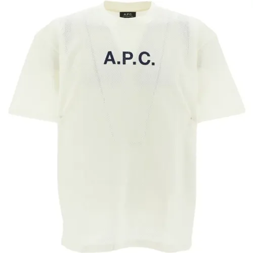 A.p.c. - Tops > T-Shirts - Beige - A.p.c. - Modalova
