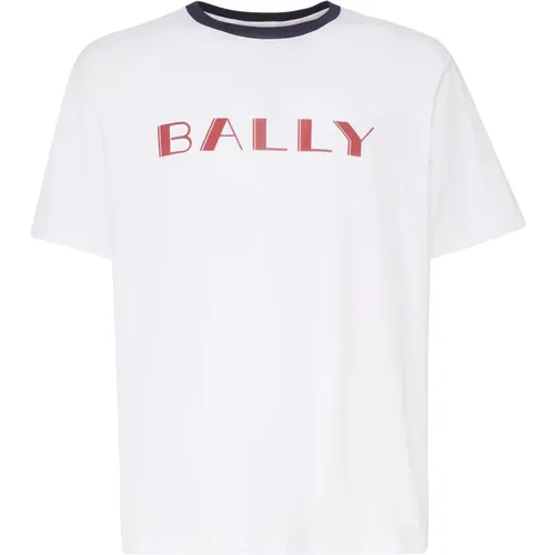 Bally - Tops > T-Shirts - White - Bally - Modalova