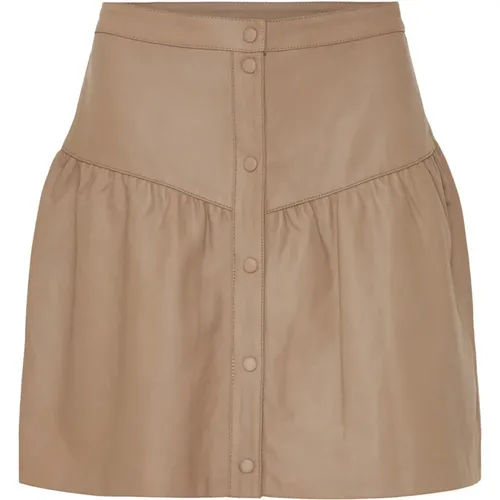 Skirts > Leather Skirts - - Notyz - Modalova