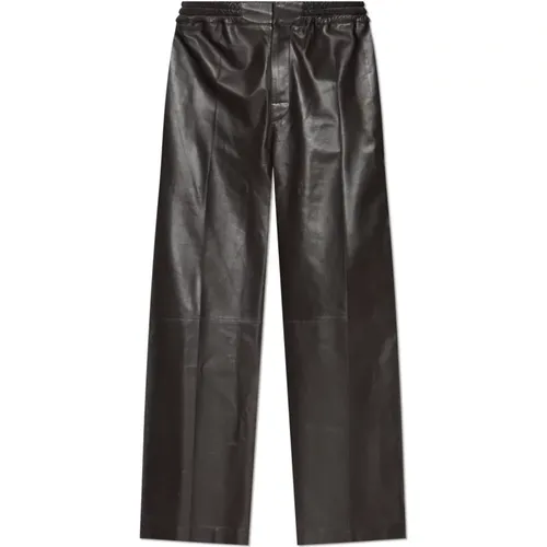 Trousers > Leather Trousers - - Bottega Veneta - Modalova