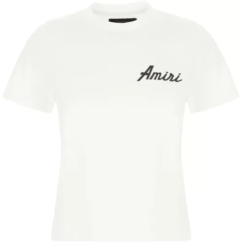 Amiri - Tops > T-Shirts - White - Amiri - Modalova