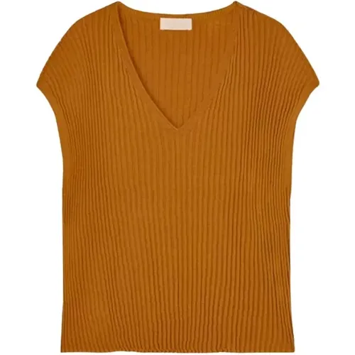 Knitwear > V-neck Knitwear - - Momoni - Modalova