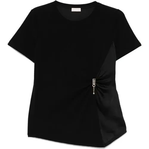 Liu Jo - Tops > T-Shirts - Black - Liu Jo - Modalova