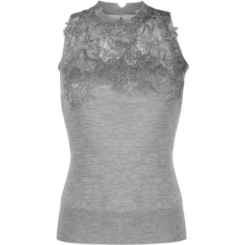 Tops > Sleeveless Tops - - Ermanno Scervino - Modalova