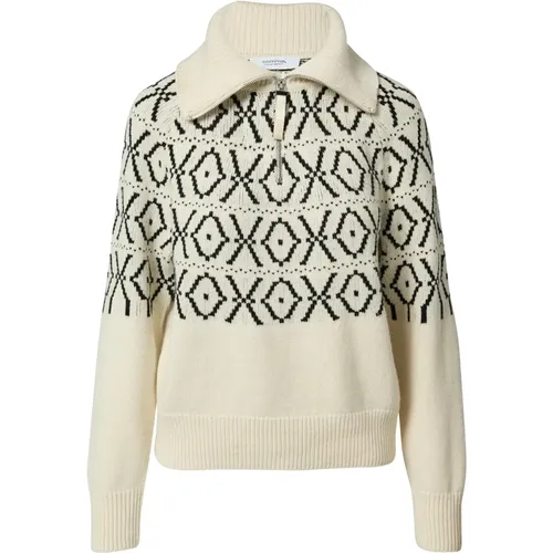 Knitwear > V-neck Knitwear - - comma - Modalova