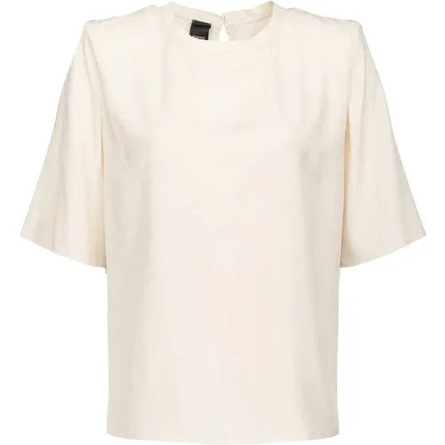 Pinko - Tops > T-Shirts - White - pinko - Modalova