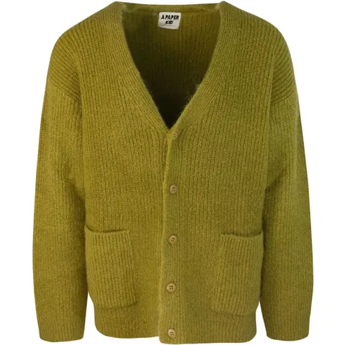 Knitwear > Cardigans - - A Paper Kid - Modalova