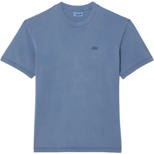 Lacoste - Tops > T-Shirts - Blue - Lacoste - Modalova
