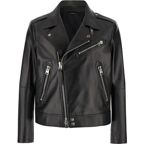 Jackets > Leather Jackets - - Tom Ford - Modalova