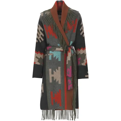 Coats > Belted Coats - - bazar deluxe - Modalova