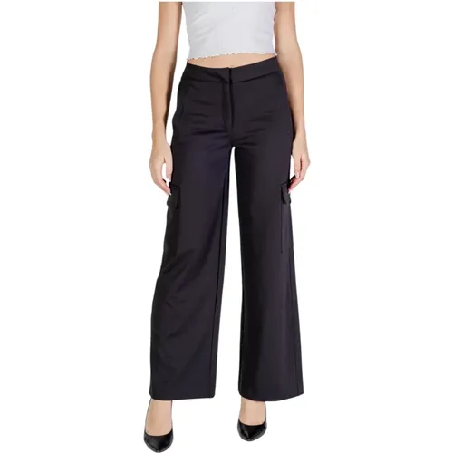 Trousers > Wide Trousers - - Ichi - Modalova