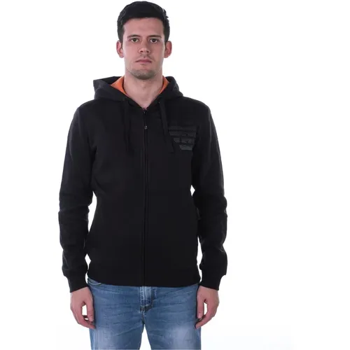 Sweatshirts & Hoodies > Zip-throughs - - Emporio Armani EA7 - Modalova