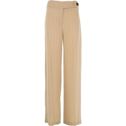 Trousers > Straight Trousers - - Fracomina - Modalova