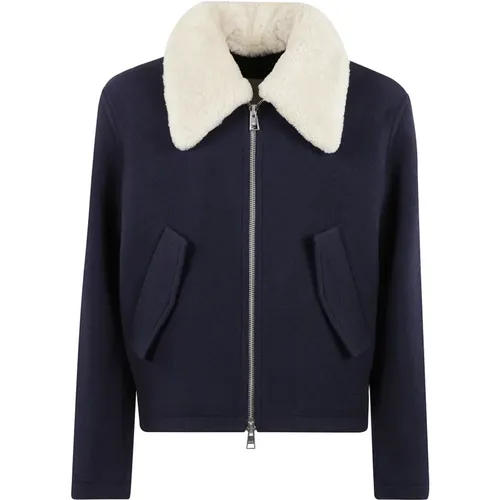 Jackets > Faux Fur & Shearling Jackets - - Ami Paris - Modalova