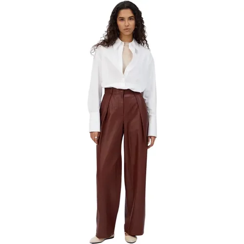 Trousers > Leather Trousers - - IVY OAK - Modalova