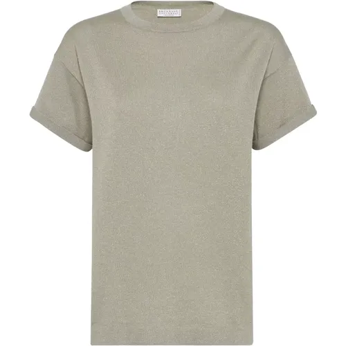 Tops > T-Shirts - - BRUNELLO CUCINELLI - Modalova