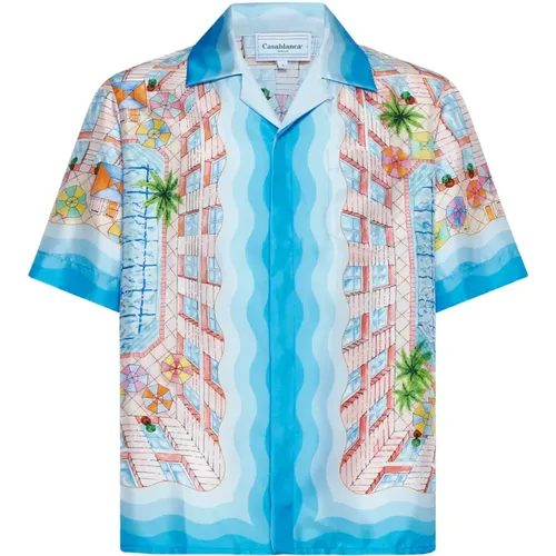 Shirts > Short Sleeve Shirts - - Casablanca - Modalova