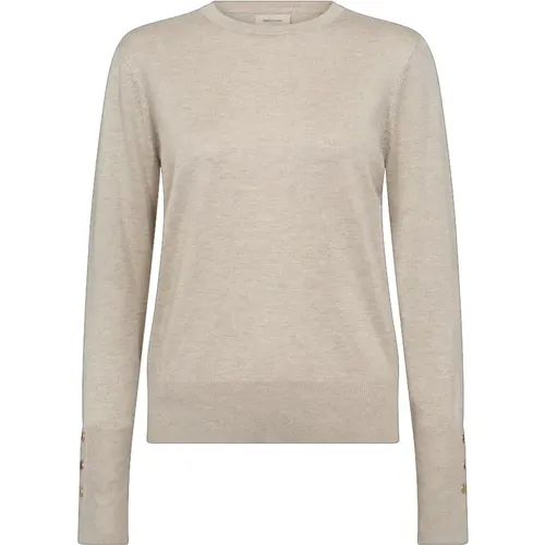 Knitwear > Round-neck Knitwear - - Freequent - Modalova