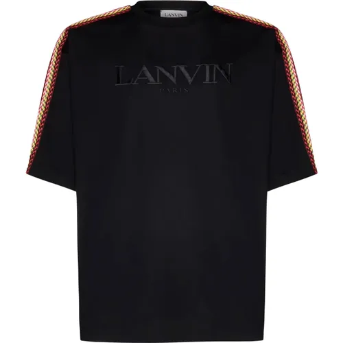 Lanvin - Tops > T-Shirts - Black - Lanvin - Modalova